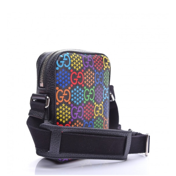 Gucci★素敵！Psychedelic GG Supreme Crossbody Bag GUCCI GG Supreme Monogram Psychedelic Round Shoulder Bag
